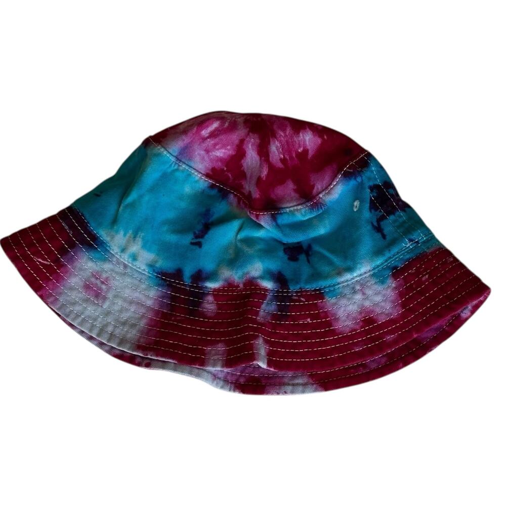 Fisherman’s Hat Tie Dye Bucket Hat Pink and Blue
